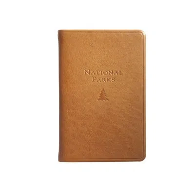 Graphic Image National Parks Leather Pocket Atlas In Orange