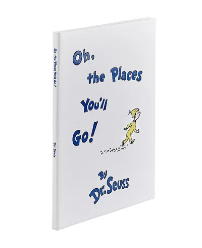 Graphic Image Oh, The Places You'll Go! Classic Children's Leather Bound Book In White