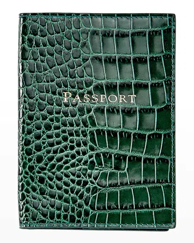 Graphic Image Passport Cover In Green