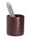 Graphic Image Pencil Cup In Brown