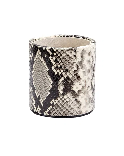 Graphic Image Pencil Cup In Animal Print