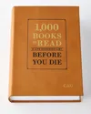 Graphic Image Personalized "1,000 Books To Read Before You Die" Book In Brown