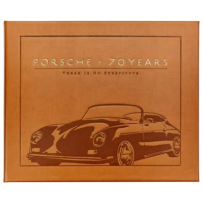 Graphic Image Porsche 70 Years: There Is No Substitute Leather Bound Book