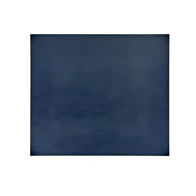 Graphic Image Portable Desk Mat, Double Sided Leather, Combo In Tan,navy
