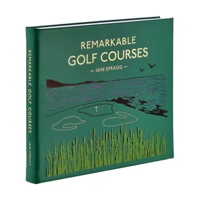 Graphic Image Remarkable Golf Courses Leather Bound Special Edition Coffee Table Book