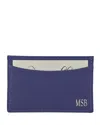Graphic Image Slim Design Card Case In Indigo