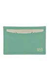 Graphic Image Slim Design Card Case In Robins Egg Blue