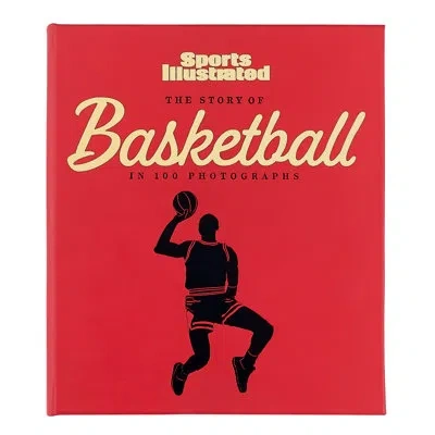 Graphic Image Sports Illustrated The Story Of Basketball Leather Bound Book In Red