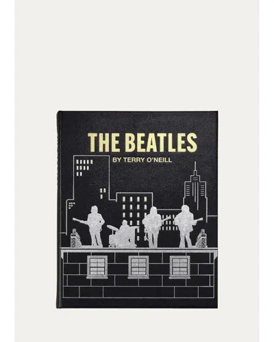 Graphic Image The Beatles By Terry O'neill: The Definitive Collection Leather-bound Book In Black