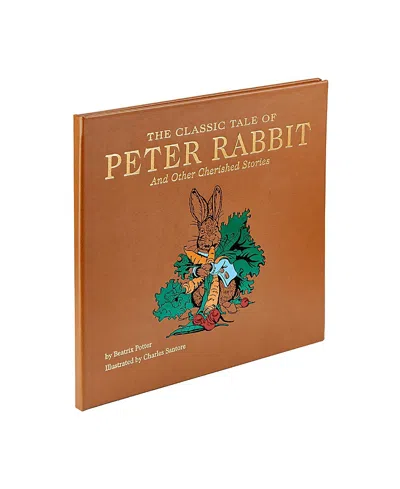 Graphic Image The Classic Tale Of Peter Rabbit Children's Leather Bound Book In Brown