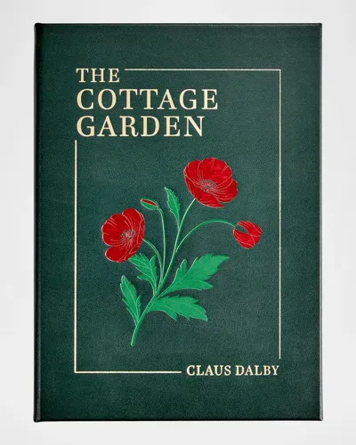 Graphic Image The Cottage Garden Leather-bound Book By Claus Dalby In Green