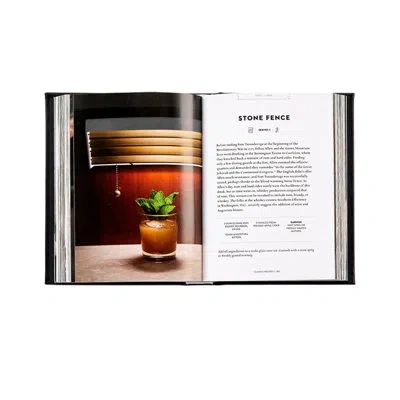 Graphic Image The Essential Cocktail Book Leather Bound Book
