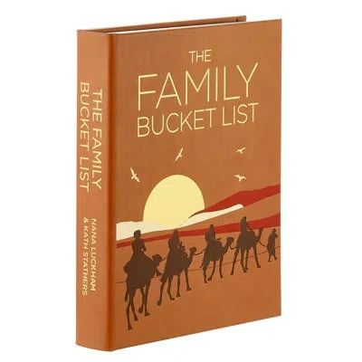 Graphic Image The Family Bucket List Leather Bound Book
