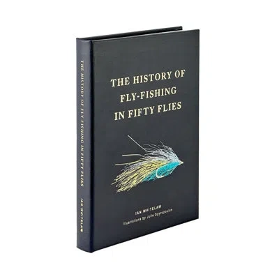 Graphic Image The History Of Fly Fishing Leather Bound Special Edition Book In Black