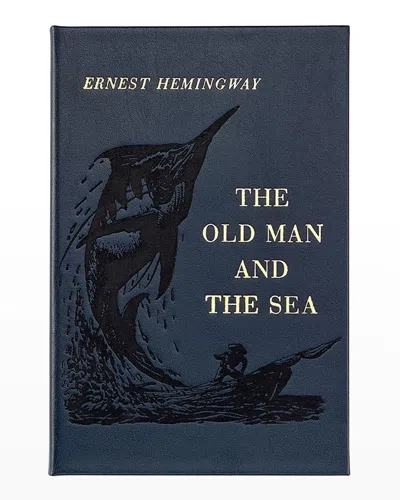 Graphic Image The Old Man And The Sea Book By Ernest Hemingway In Blue