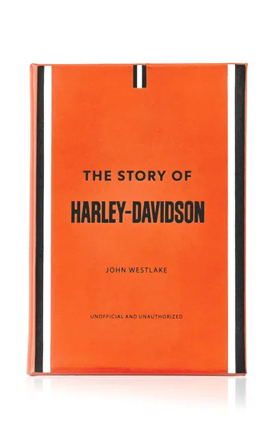 Graphic Image The Story Of Harley-davidson Leather-bound Book In Multi