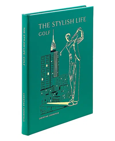 Graphic Image The Stylish Life: Golf Leather Bound Book In Green