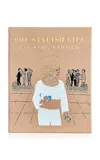 Graphic Image The Stylish Life Of Cocktail Parties Leather Hardcover Book In Brown