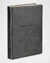 Graphic Image The Traveler's Leather-bound Atlas In Black