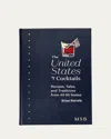 Graphic Image The United States Of Cocktails Leather Bound Book In Navy