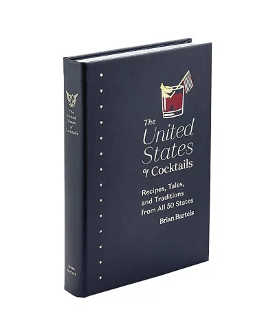 GRAPHIC IMAGE THE UNITED STATES OF COCKTAILS LEATHER BOUND BOOK