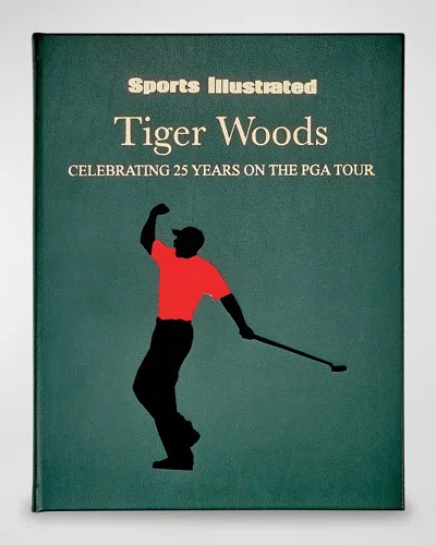 Graphic Image Tiger Woods - Celebrating 25 Years On The Pga Tour Personalizable Book In Green
