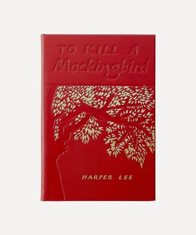 Graphic Image To Kill A Mockingbird Leather Bound Book