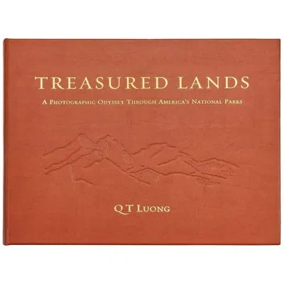 Graphic Image Treasured Lands Leather Bound Book