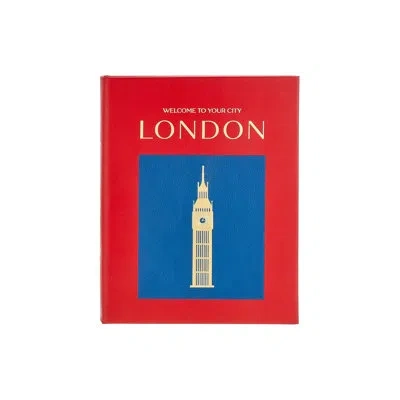 Graphic Image Trope London Leather Bound Book