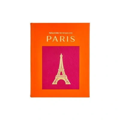 Graphic Image Trope Paris Leather Bound Book