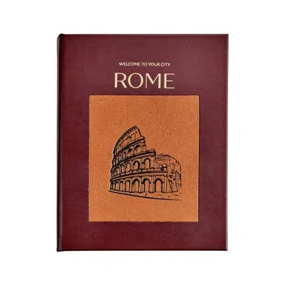 Graphic Image Trope Rome Leather Bound Book