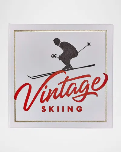 Graphic Image Vintage Skiing: Nostalgic Images From The Golden Age Of Skiing Leather-bound Book By Ray Atkeson In Multi