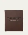 Graphic Image Whiskey Cocktails Leather-bound Book In Brown