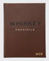 Graphic Image Whiskey Cocktails Book, Personalized In Brown