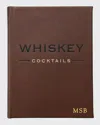 Graphic Image Whiskey Cocktails Leather-bound Book In Brown