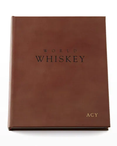 Graphic Image World Of Whiskey, Personalized In Brown