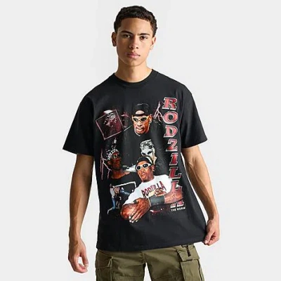 Graphic Tees Dennis Rodman Rodzilla Graphic T-shirt In Black