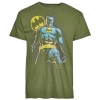 Graphic Tees Mens  Batman Perch T-shirt In Green