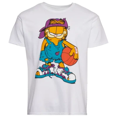 Graphic Tees Mens  Garfield Basketball T-shirt In Multi