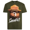 Graphic Tees Mens  Smokey The Bear Reg Tee In Green