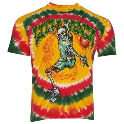 Grateful Dead Mens  Lithuania Basketball T-shirt In Multi