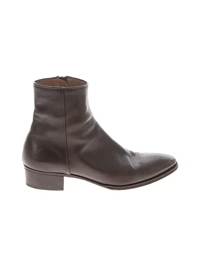 Pre-owned Gravati Ankle Boots In Brown