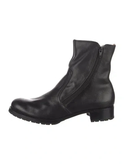 Pre-owned Gravati Leather Boots In Black