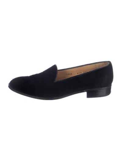 Pre-owned Gravati Suede Loafers In Blue