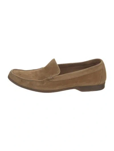 Pre-owned Gravati Suede Loafers In Brown