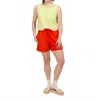 Gravel & Gold Women's Essie Shorts In Negroni Crinkle In Multi