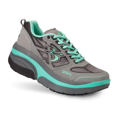 Gravity Defyer Women's Ion Athletic Shoes In Gray/teal