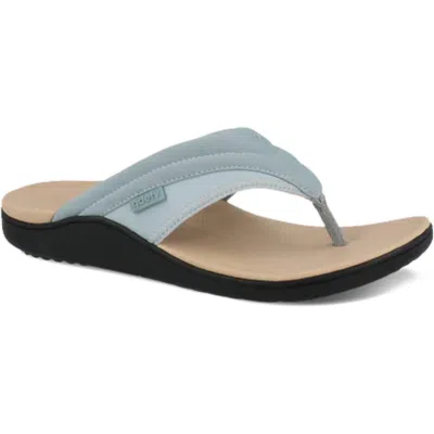 Gravity Defyer Women's Kinor Flip Sandals In Ice Blue