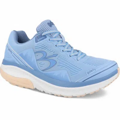 Gravity Defyer Women's Mighty Walk Shoes In Blue/beige In Multi