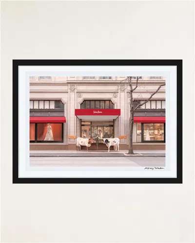 Gray Malin The Longhorns, Neiman Marcus, Downtown Dallas Framed Fine Art Photography Print